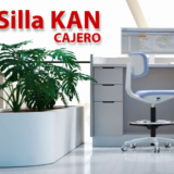 Silla Cajero KAN GRIS